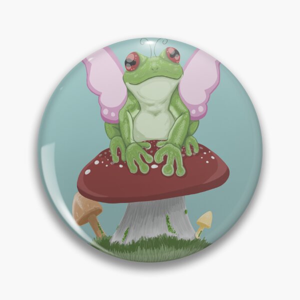 Item preview, Frog Fairy with Pink Wings designed and sold by Werewolf1343.