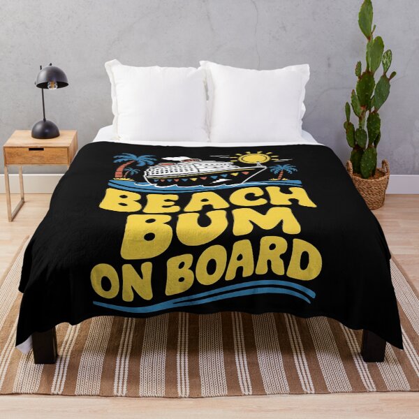 Item preview, Cruise Ship Vacation Beach Bum On Board designed and sold by SloganExpress.