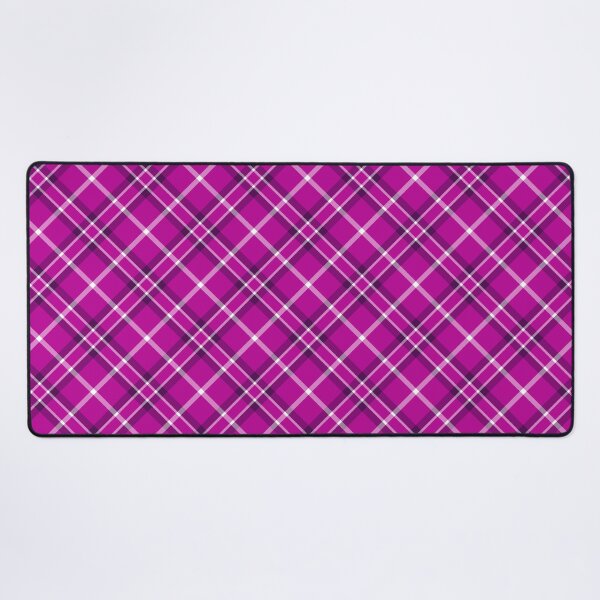 Item preview, Simple Violet And White Diagonal Plaid Pattern.  designed and sold by DesignHouse07.