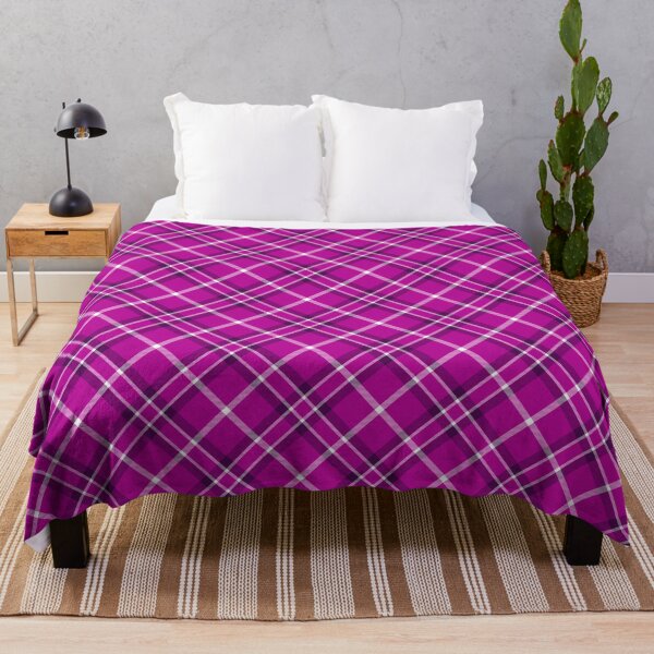 Item preview, Simple Violet And White Diagonal Plaid Pattern. designed and sold by DesignHouse07.