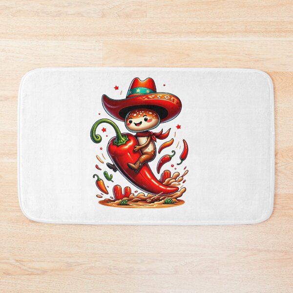 Item preview, Mushroom Chili Pepper Rodeo designed and sold by Bloopatone.