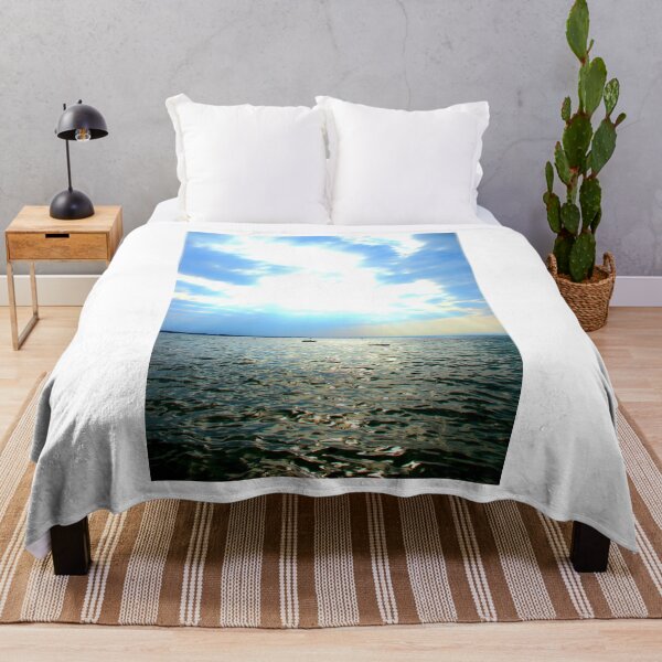 Item preview, View from Lungolago in Peschiera del Garda with sunlight designed and sold by Kristina Drozd.