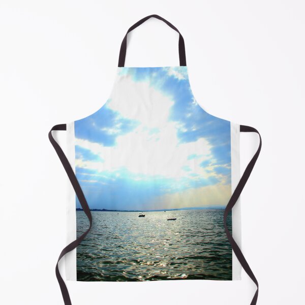 Item preview, View from Lungolago in Peschiera del Garda with sunlight designed and sold by Kristina Drozd.