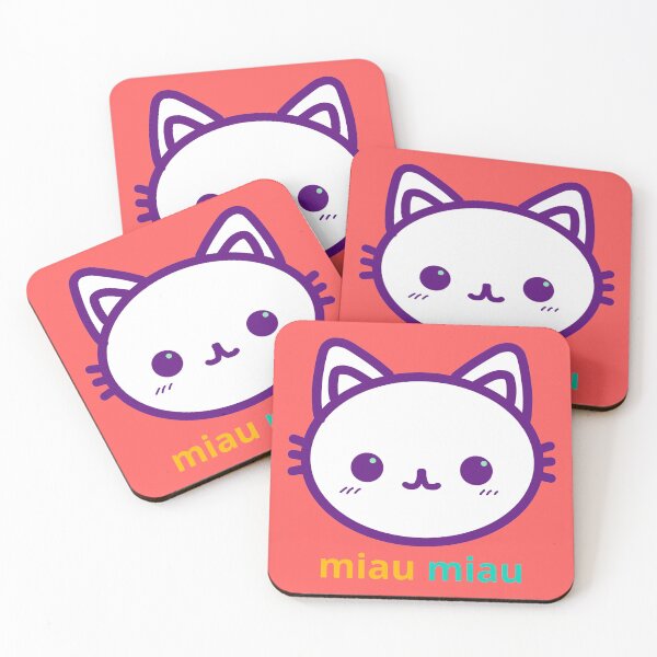 Item preview, Kawaii Meow Meow, little japanese cat in spanish designed and sold by WuweiDG.