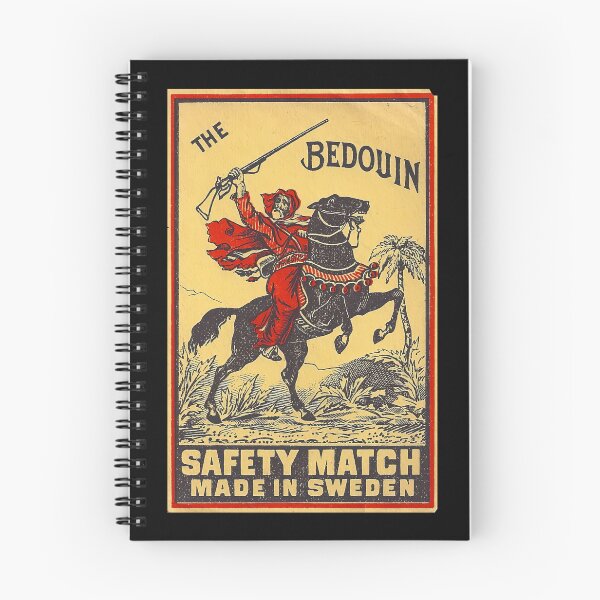 Item preview,  Sweden  vintage style printing old matches match holder | The Bedouin Vintage Matchbox designed and sold by TeeARTHY.
