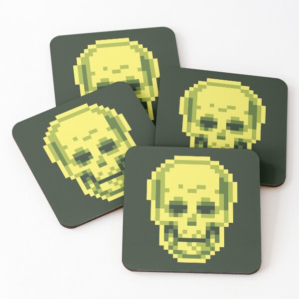 Item preview, 8-bit Skull designed and sold by PaperDollPixels.