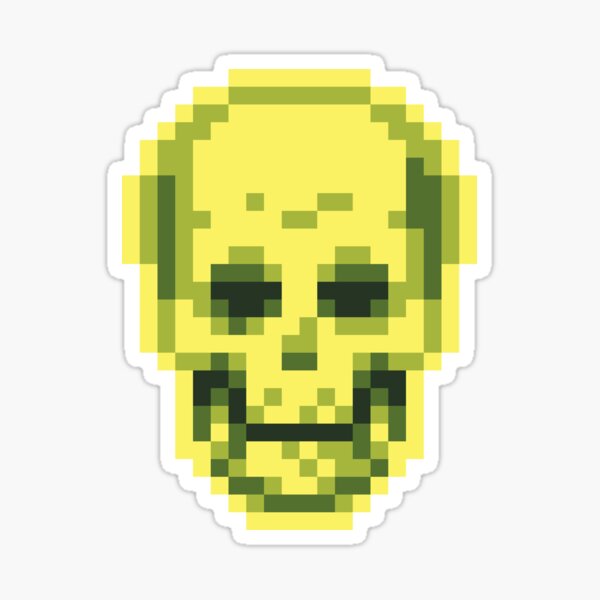 Item preview, 8-bit Skull designed and sold by PaperDollPixels.