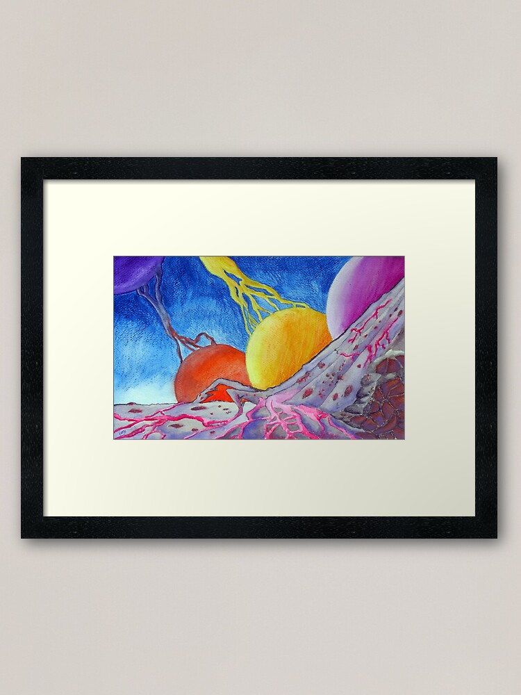 Thumbnail 1 of 7, Framed Art Print, Electric Planet designed and sold by LazzaG59.