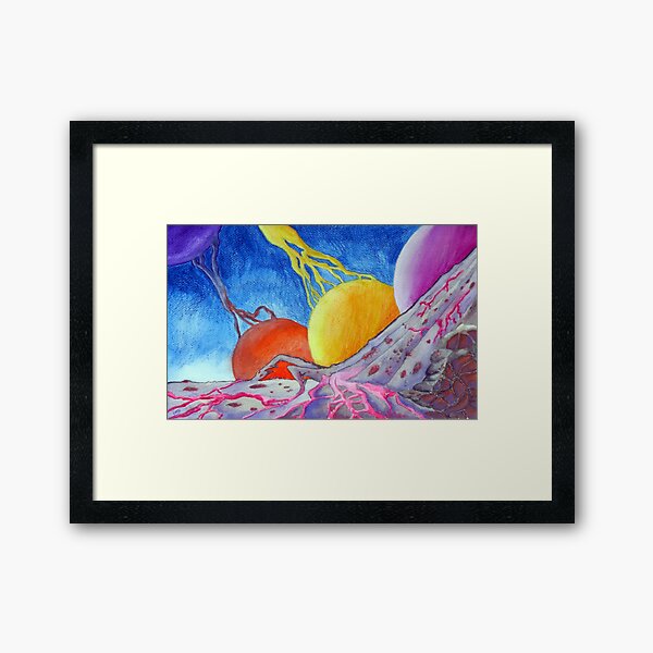 Electric Planet Framed Art Print