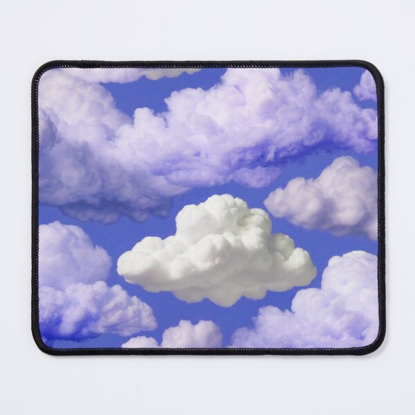 Item preview, Vibrant Dreamy Pastel Blue Cotton Clouds Sky designed and sold by SassyArtistry.
