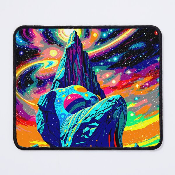Item preview, Psychedelic Landscape | Space Art | Colorful Cosmos designed and sold by OrganicLights.