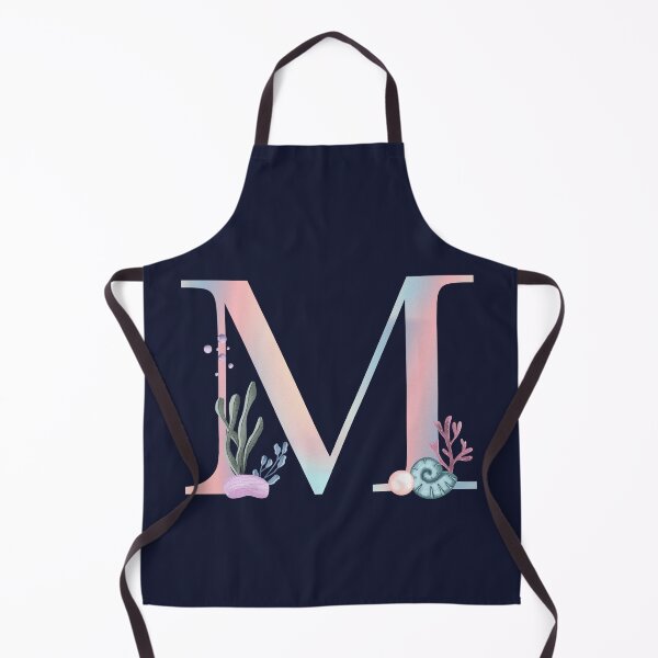 Item preview, Ocean inspired pink M letter designed and sold by pinkyfish1010.