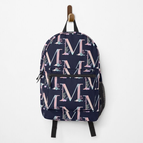 Item preview, Ocean inspired pink M letter designed and sold by pinkyfish1010.