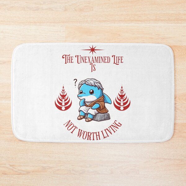 Item preview, unexamined life is not worth living Dolphin designed and sold by LemuellTrends.