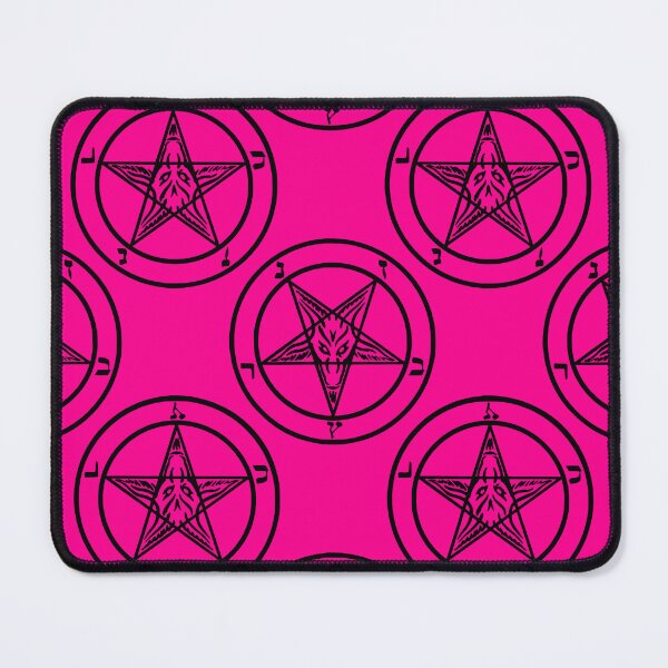 Item preview, pink baphomet pentagram halloween designed and sold by Gossip Rag.