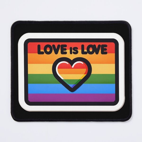 Item preview, Pride Flag: Love is Love designed and sold by PinUpPizzazz.