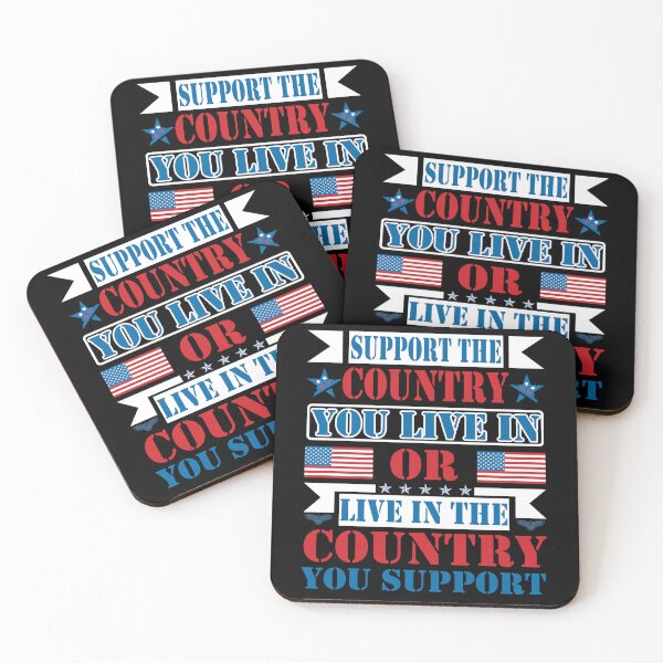 Item preview, Support the Country You Live In or Live In Where You Support designed and sold by BOUCHERIT amine.