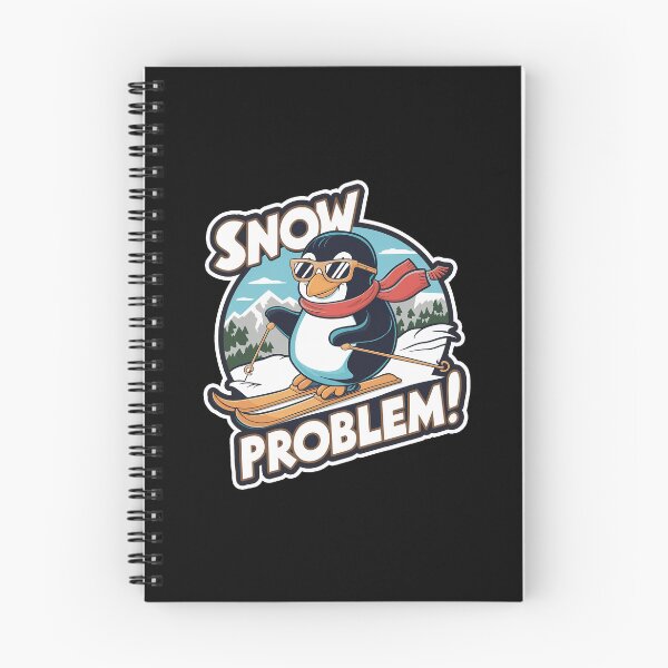Item preview, Snow Problem Penguin Skiing T-Shirt designed and sold by Witty Shirts.