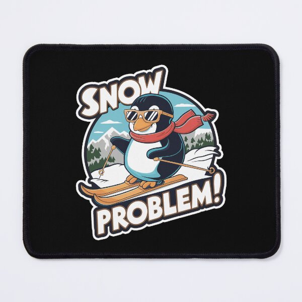 Item preview, Snow Problem Penguin Skiing T-Shirt designed and sold by Witty Shirts.