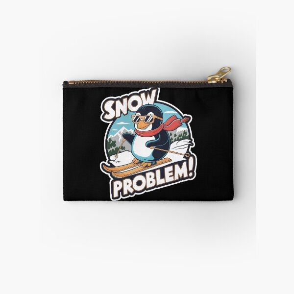 Item preview, Snow Problem Penguin Skiing T-Shirt designed and sold by Witty Shirts.