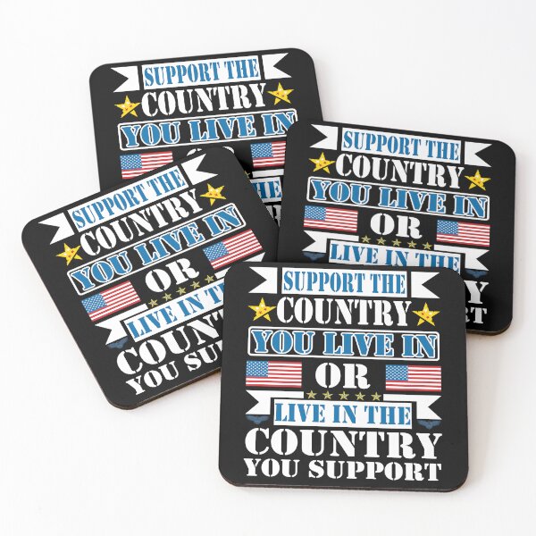 Item preview, Support the Country You Live In or Live In Where You Support designed and sold by BOUCHERIT amine.