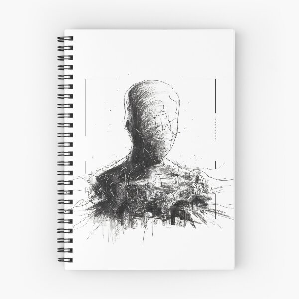Item preview, Abstract Pencil Drawing of Shapeless Being - Minimalist Expressionism Art designed and sold by LivingItFunky.