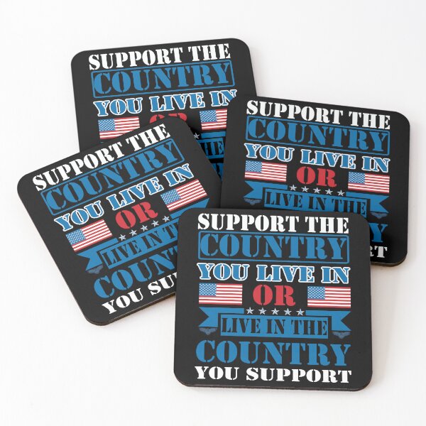 Item preview, Support the Country You Live In or Live In Where You Support designed and sold by BOUCHERIT amine.