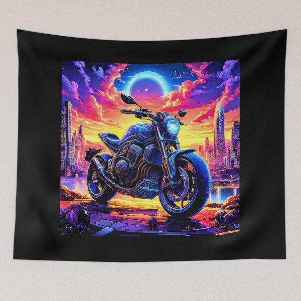 Item preview, Motorbike Midnight designed and sold by Kingcls.