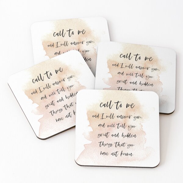 Item preview, Jeremiah 33:3 Call To Me designed and sold by KAMdesignhaus.