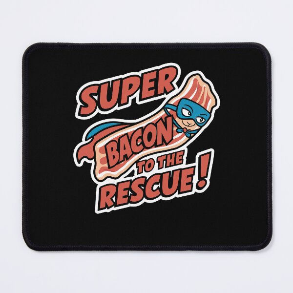Item preview, Super Bacon to the Rescue Funny Bacon lover T-Shirt designed and sold by Witty Shirts.