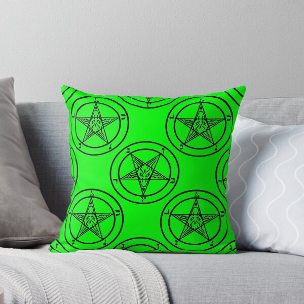 Item preview, green baphomet pentagram halloween designed and sold by Gossip Rag.
