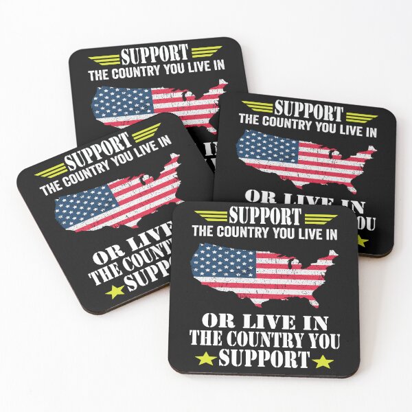 Item preview, Support the Country You Live In or Live In Where You Support designed and sold by BOUCHERIT amine.