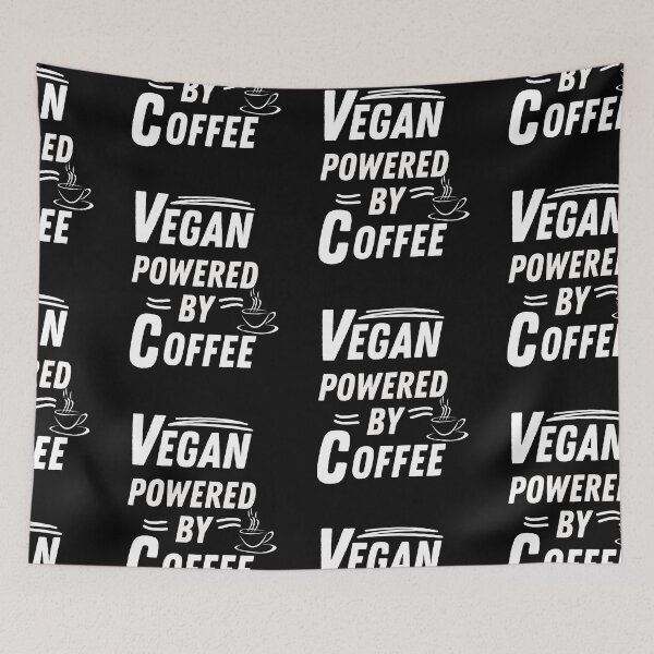 Item preview, Vegan powered by coffee designed and sold by annoying-shirts.
