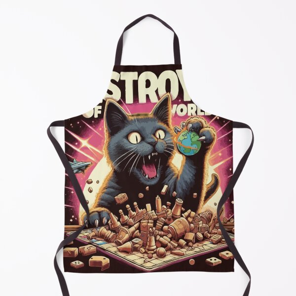 Item preview, Black Cat Destroyer of Worlds designed and sold by slumknightsllc.