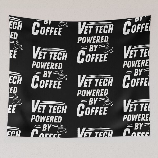 Item preview, Vet tech powered by coffee designed and sold by annoying-shirts.
