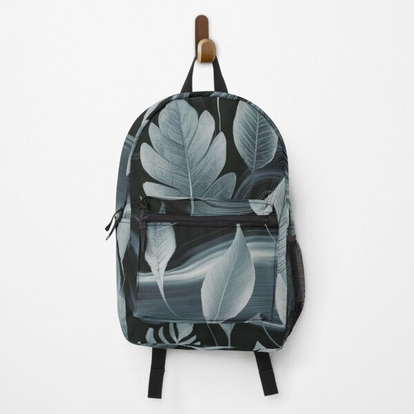 Item preview, mist art of silver leaves in black background designed and sold by optimusprime39.