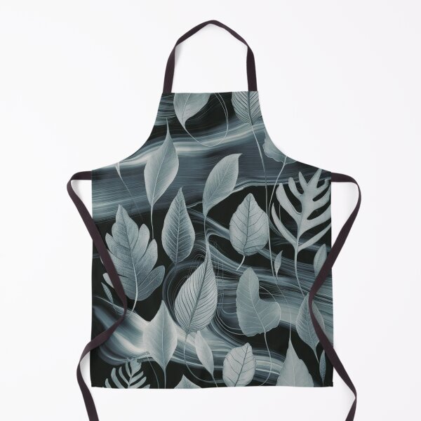 Item preview, mist art of silver leaves in black background designed and sold by optimusprime39.