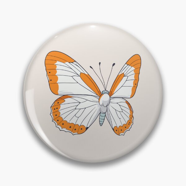 Item preview, Captivating White and Orange Butterfly  designed and sold by Atlantico54.