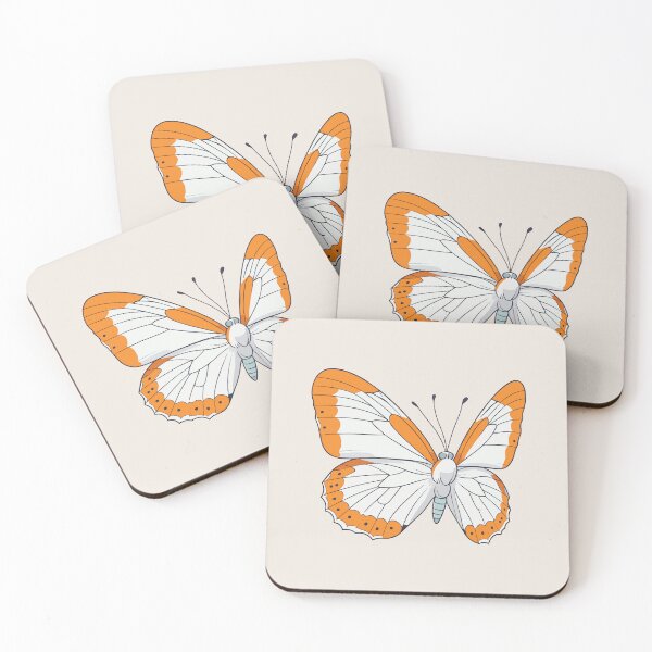Item preview, Captivating White and Orange Butterfly  designed and sold by Atlantico54.