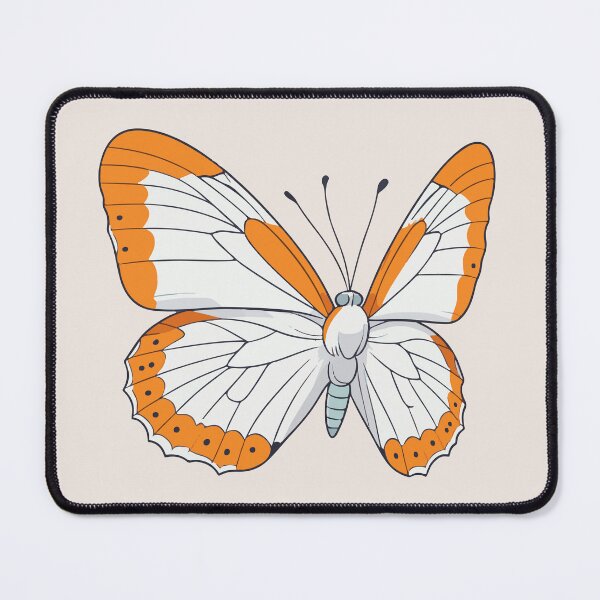 Item preview, Captivating White and Orange Butterfly designed and sold by Atlantico54.