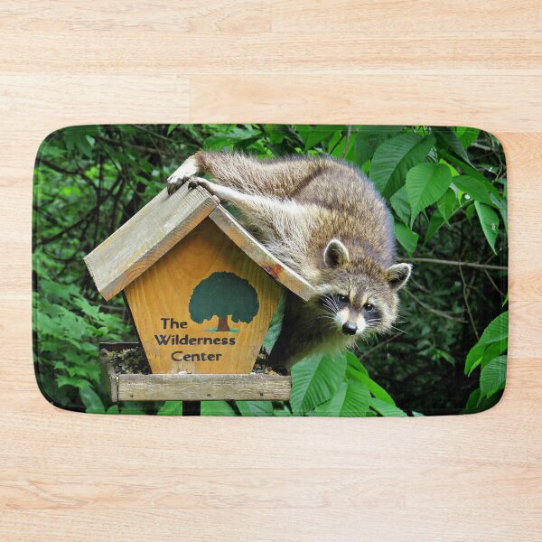 Item preview, Raccoon Bandit Thief at Birdfeeder designed and sold by Linda Walsh.