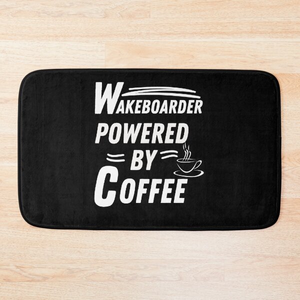 Item preview, Wakeboarder powered by coffee designed and sold by annoying-shirts.