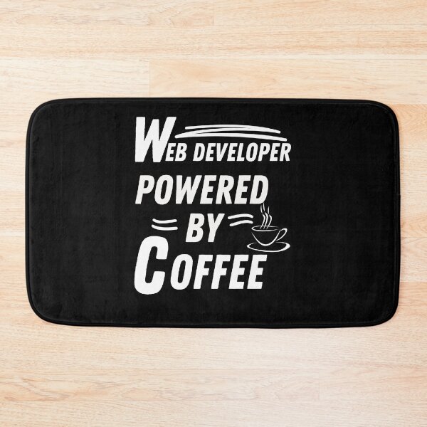 Item preview, Web developer powered by coffee designed and sold by annoying-shirts.