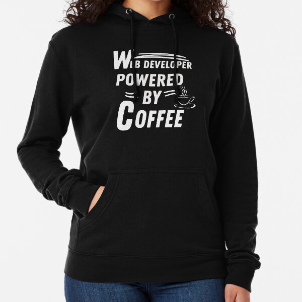 Item preview, Web developer powered by coffee designed and sold by annoying-shirts.