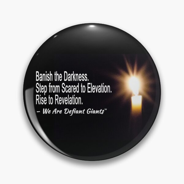Item preview, Banish the Darkness Step from Scared to Elevation, Rise to Revelation designed and sold by Tom Marcoux.