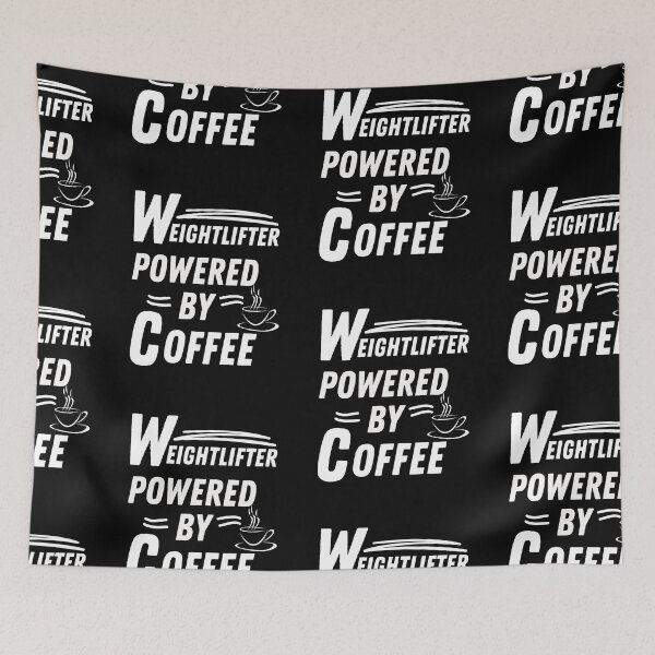 Item preview, Weightlifter powered by coffee designed and sold by annoying-shirts.