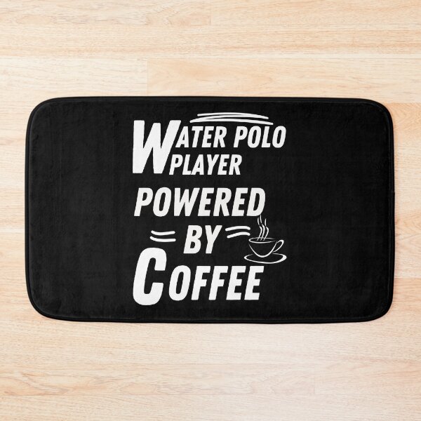 Item preview, Water polo player powered by coffee designed and sold by annoying-shirts.