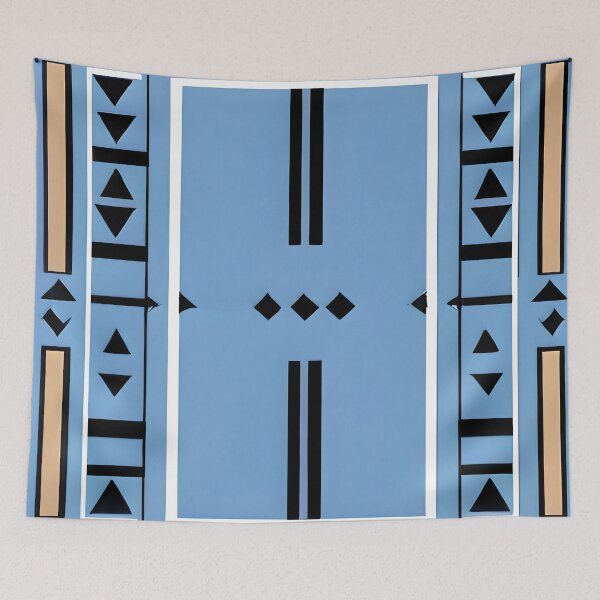 Item preview, Tribal Blue Pattern designed and sold by LKozerski.