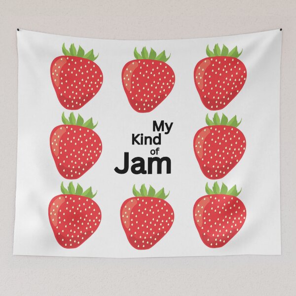 Item preview, My Kind of Jam - Strawberry designed and sold by thankluckystars.