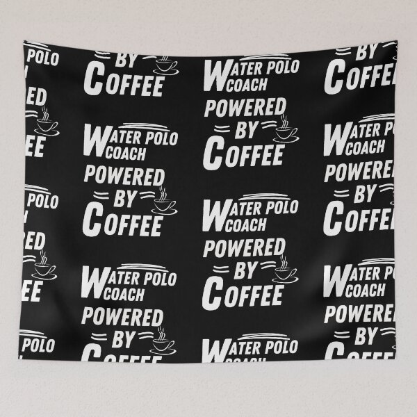 Item preview, Water polo coach powered by coffee designed and sold by annoying-shirts.